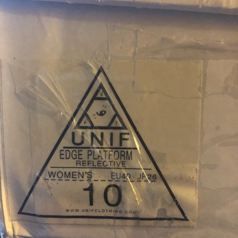 Unif Edge Platform Reflective Mega-High Vegan Shoe - image 6